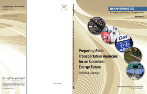 Preparing State Transportation Agencies for an Uncertain Energy Future