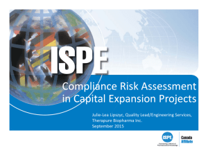 Compliance Risk  Compliance Risk Assessment Assessment p