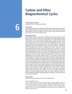 6 Carbon and Other Biogeochemical Cycles Coordinating Lead Authors: