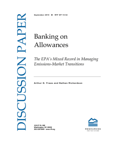 DISCUSSION PAPER Banking on Allowances