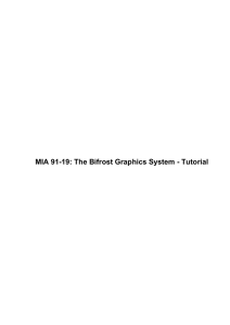 MIA 91-19: The Bifrost Graphics System - Tutorial