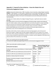 Appendix E:  Proposal for New Initiatives – Grow the... Community Engagement Center