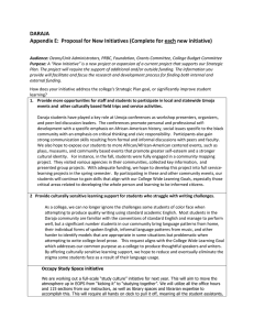 DARAJA Appendix E:  Proposal for New Initiatives (Complete for each...