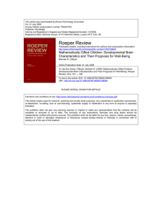 This article was downloaded by:[Texas Technology University] On: 21 July 2008