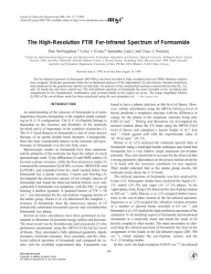 The High-Resolution FTIR Far-Infrared Spectrum of Formamide