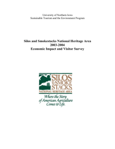 Silos and Smokestacks National Heritage Area 2003-2004 Economic Impact and Visitor Survey