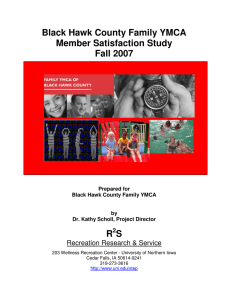 Black Hawk County Family YMCA Member Satisfaction Study Fall 2007 R