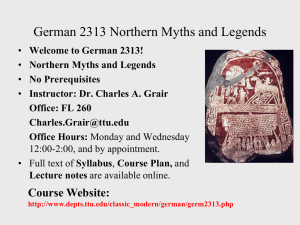 German 2313 Northern Myths and Legends