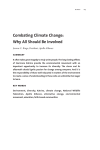 Combating Climate Change: Why All Should Be Involved summary
