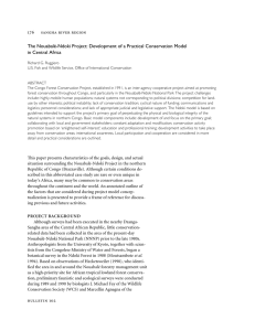 The Nouabalé-Ndoki Project: Development of a Practical Conservation Model 