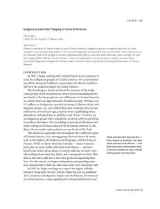 Indigenous Land Use Mapping in Central America   