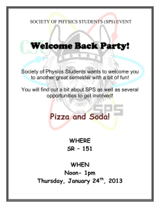 Welcome Back Party!