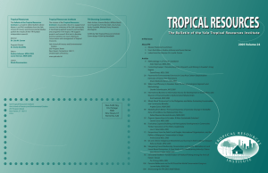 TROPICAL RESOURCES
