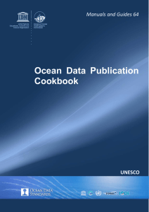 Ocean Data Publication Cookbook  UNESCO