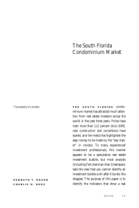 The South Florida Condominium Market