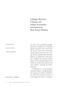 Linkages Between Chinese and Indian Economies and American