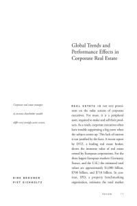 Global Trends and Performance Effects in Corporate Real Estate