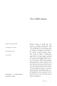 The CMBS Market