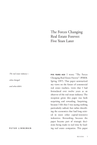 The Forces Changing Real Estate Forever: Five Years Later