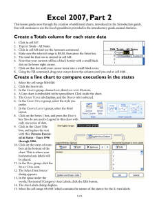 Excel 2007, Part 2