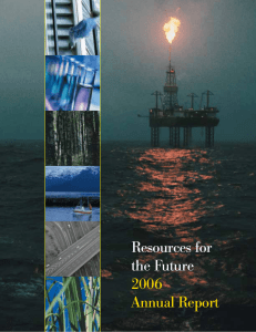 Resources for the Future 2006 Annual Report