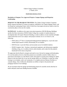 Chabot College Facilities Committee 27 March, 2014  PROPOSED RESOLUTION