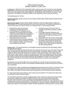 Minutes of March 23, 2006, noon Chabot Facilities Committee