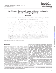 Surviving the first hours in sepsis: getting the basics right