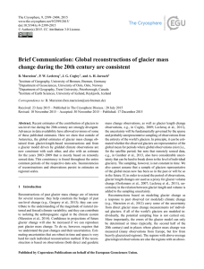 2399–2404, www.the-cryosphere.net/9/2399/2015/ doi:10.5194/tc-9-2399-2015 © Author(s) 2015. CC Attribution 3.0 License.