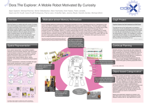 Dora The Explorer: A Mobile Robot Motivated By Curiosity