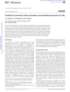 Prediction of structural, lattice dynamical, and mechanical properties of CaB