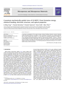 A quantum mechanically guided view of Cd-MOF-5 from formation energy,