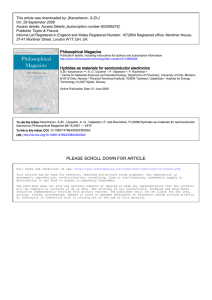 This article was downloaded by: [Karazhanov, S.Zh.] On: 29 September 2008
