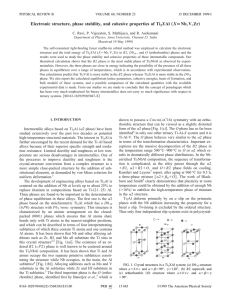 Electronic structure, phase stability, and cohesive properties of Ti X