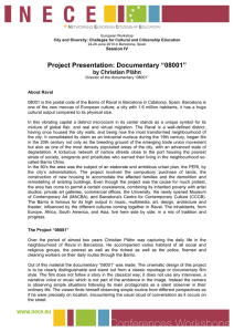 Project Presentation: Documentary “08001” by Christian Plähn