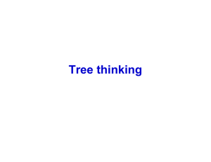 Tree thinking