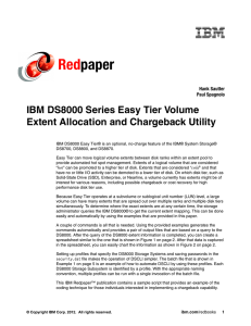 Red paper IBM DS8000 Series Easy Tier Volume Extent Allocation and Chargeback Utility