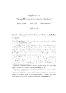 Supplement to “Sustainable recursive social welfare functions” the paper.