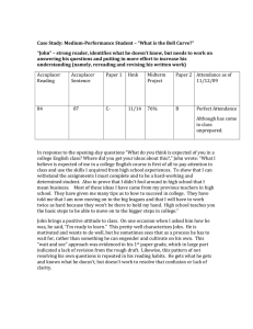 Case Study: Medium-Performance Student – “What is the Bell Curve?”