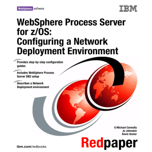WebSphere Process Server for z/OS: Configuring a Network Deployment Environment