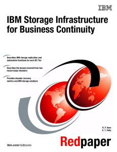 IBM Storage Infrastructure for Business Continuity Front cover