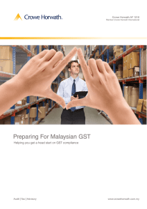 Preparing For Malaysian GST