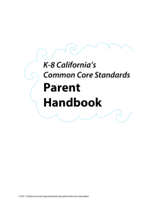 Parent Handbook  K-8 California’s