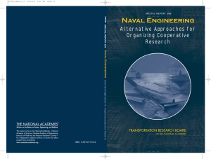 Naval Engineering Alternative Approaches for Organizing Cooperative Research