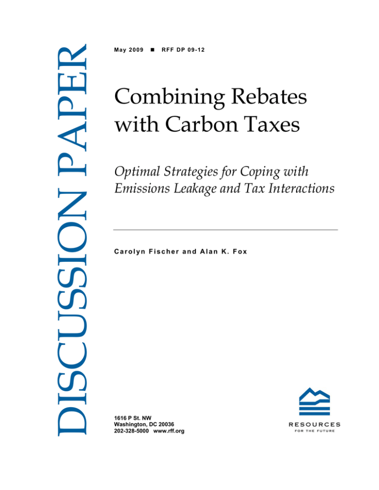 discussion-paper-combining-rebates-with-carbon-taxes