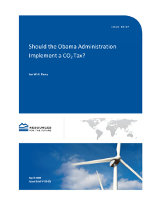 Should the Obama Administration  Implement a CO Tax?  2 