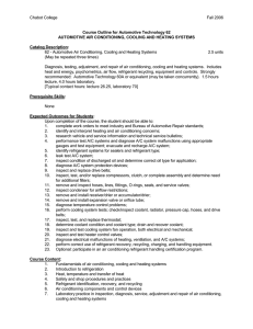 Chabot College Fall 2006  Course Outline for Automotive Technology 62