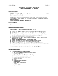 Chabot College Fall 2011 Course Outline for Automotive Technology 90