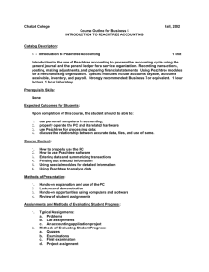 Chabot College  Fall, 2002 Course Outline for Business 5