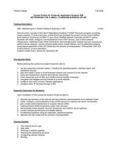 Chabot College Fall 2008  Course Outline for Computer Application Systems 92B